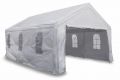 Záhradný párty stan 4 x 6 m biely s postrannými dielmi 180g / m² PE