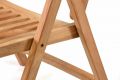 Skladacia stolička Garth z teakového dreva