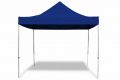 Záhradný párty stan nožnicový PROFI 3x3 m modrý + 2 bočné steny