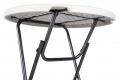 Párty stolík BISTRO skladací vrátane elastického poťahu 80 x 80 x 110 cm