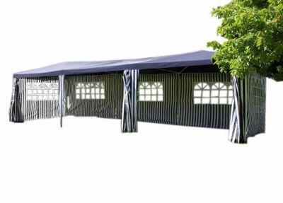 Záhradný stan - modrý, 3 x 9 m