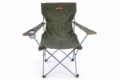Skladacia rybárska stolička s držiakom nápojov - tmavo zelená
