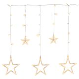 NEXOS Vianočná reťaz - hviezdy, 0,6 m, 61 LED, tepleá biela