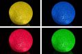 LED svietiaca guľa meniaca farbu, 8 cm