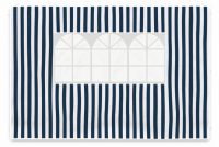 Sada dvoch bočných stien pre záhradný stan - biela / modrá Garth