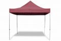 Záhradný párty stan nožnicový PROFI 3x3 m vínový + 4 bočné steny