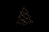 Vianočná LED dekorácia do okna - STROM - 40 cm