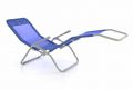 Záhradná sada 2 ks hojdacích ležadiel - 160 cm, modrá