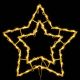 Vianočná LED dekorácia do okna - HVIEZDA - 40 cm