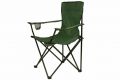 Skladacia stolička s držiakom - zelená
