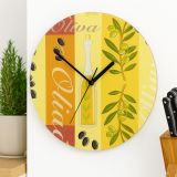 Nástenné hodiny WENKO 27 cm - oliva