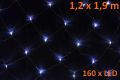 Svetelný záves s LED diódami - 1,2 x 1,9 m
