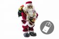 Vianočná dekorácia - tancujúci a spievajúci Santa Claus