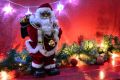 Vianočná dekorácia - tancujúci a spievajúci Santa Claus