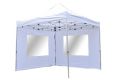 Záhradný párty stan nožnicový PROFI 3x3 m biely + 4 bočné steny