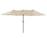 Veľký slnečník XXL 4,65 m - krémový
