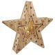 Sada 2 drevených vianočných hviezd - 15 LED