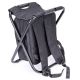 Multifunkčný skladací batoh, čierny