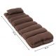 Nastaviteľné lehátko - hnedé