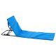 Nastaviteľná plážová podložka s opierkou - modrá