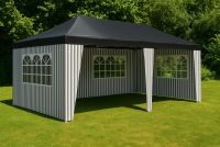 Záhradný párty stan - 3 x 6 m, antracit + 6 bočníc