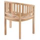 DIVERO Záhradné teakové kreslo, 83 x 68 x 48 cm