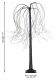 Vianočná dekorácia - svetelný strom - smútočná vŕba, 150 cm