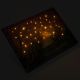 Nástenná maľba rozkvitnutá alej stromov, 40 LED, 30 x 40 cm