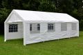 Záhradný párty stan - biely, 4 x 8 m