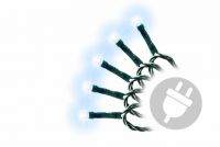 NEXOS Vianočná LED reťaz 10 m, 100 LED diód, studená biela