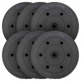 MAXXIVA sada závažia 6 x 5 kg, cement, čierna