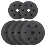 MAXXIVA sada závažia 25 kg, cement, čierna, 6ks