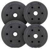 MAXXIVA sada závažia 7,5 kg, cement, čierna, 4ks