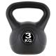 MAXXIVA Kettlebell činka, čierna, 3 kg
