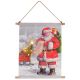 Závesný obraz vr. LED, 30 x 40 cm, Santa Clausa