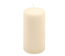 Sada stĺpových sviečok, 15 cm, Ø 7,5 cm, krémová, 2 ks