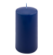 Sada stĺpových sviečok, 15 cm, Ø 7,5 cm, modrá, 2 ks