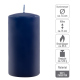 Sada stĺpových sviečok, 15 cm, Ø 7,5 cm, modrá, 2 ks