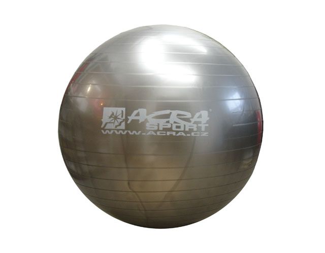 Gymnastická lopta (gymball) 550 mm sivá
