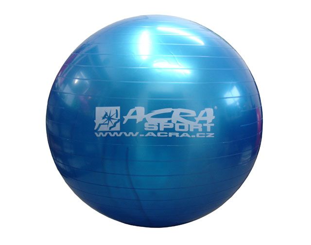 Gymnastická lopta (gymball) 850 mm modrá