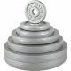 Gorilla Sports Nakladací činkový set, liatinové závažie, 35 kg