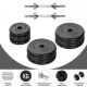 Gorilla Sports činkový set, pogumované kotúče, 30 kg