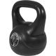 Gorilla Sports Kettlebell činka, plast, čierna, 6 kg