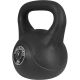 Gorilla Sports Kettlebell činka, plast, čierna, 20 kg
