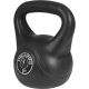 Gorilla Sports Kettlebell činka, plast, čierna, 8 kg