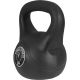 Gorilla Sports Kettlebell činka, plast, čierna, 12 kg