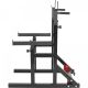 Gorilla Sports Multi Squat Rack s tyčou a závažím