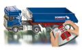 Hračka Siku Control - RC Tahač Scania R620 se sklápěcím návěsem a dálkovým ovládáním. 1:32