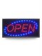 LED tabuľa Securit LED SIGNS "OPEN" s plastovým rámom