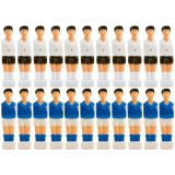 Sada 22 figúrok na stolný futbal biela, modrá